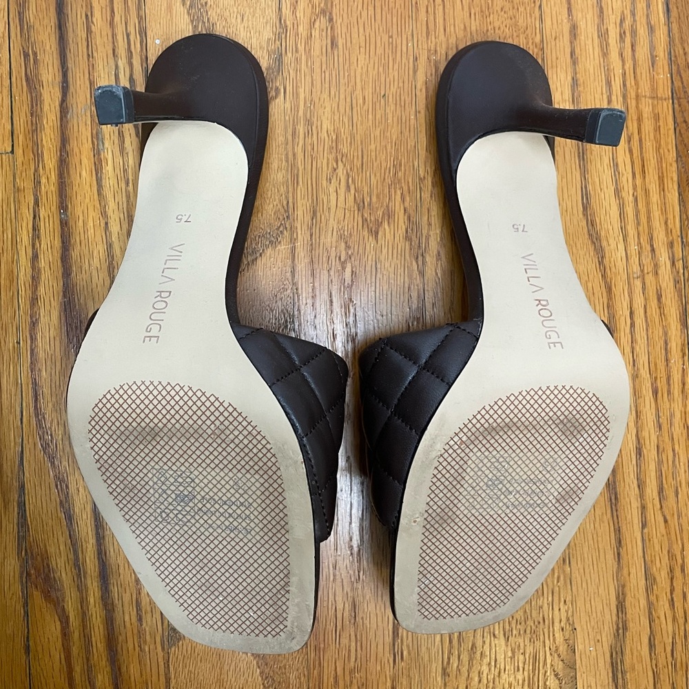Villa Rouge Quilted Mules - Picture 4 of 5